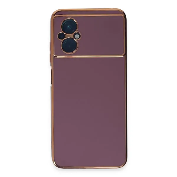 Xiaomi Poco M5 Kılıf Volet Silikon - Mor