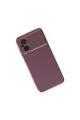 Xiaomi Poco M5 Kılıf Volet Silikon - Mor