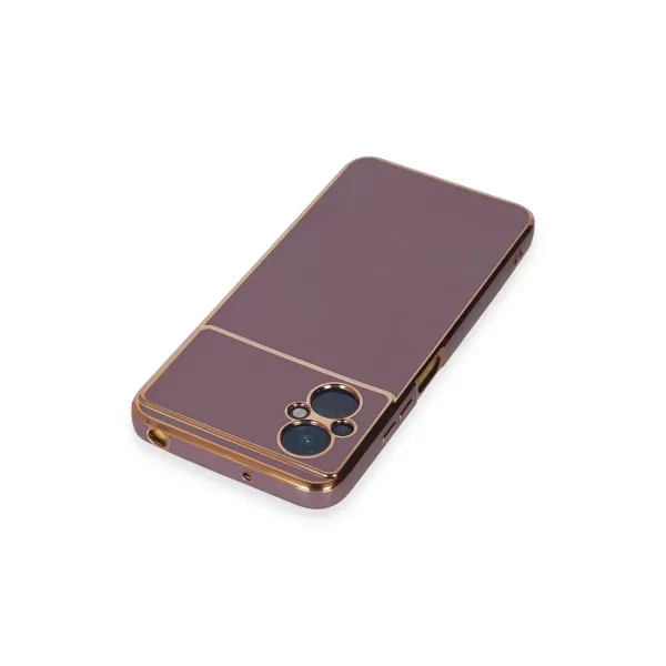 Xiaomi Poco M5 Kılıf Volet Silikon - Mor