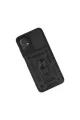 Xiaomi Poco M5 Kılıf Pars Lens Yüzüklü Silikon - Siyah