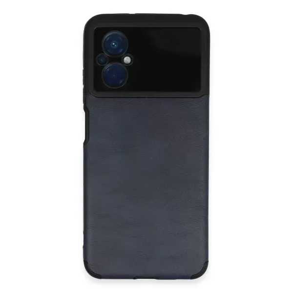 Xiaomi Poco M5 Kılıf Loop Deri Silikon - Lacivert