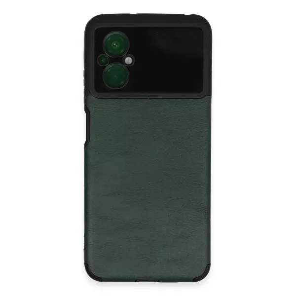 Xiaomi Poco M5 Kılıf Loop Deri Silikon - Yeşil