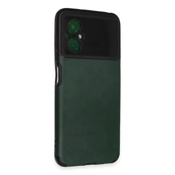 Xiaomi Poco M5 Kılıf Loop Deri Silikon - Yeşil