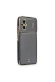 Xiaomi Poco M5 Kılıf Liva Lens Silikon - Siyah