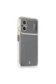 Xiaomi Poco M5 Kılıf Liva Lens Silikon - Beyaz