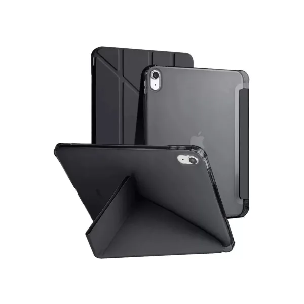 Apple İpad 2022 10.9 (10.nesil) Kılıf Kalemlikli Mars Tablet Kılıfı - Siyah