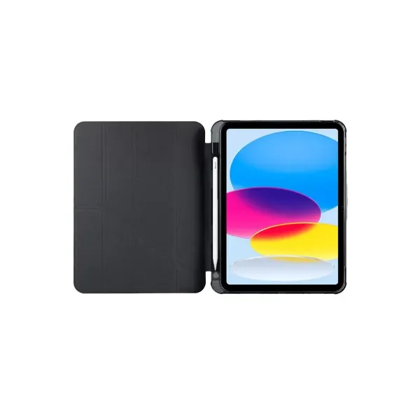 Apple İpad 2022 10.9 (10.nesil) Kılıf Kalemlikli Mars Tablet Kılıfı - Siyah