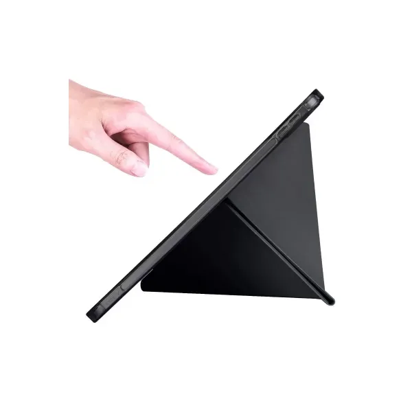 Apple İpad 2022 10.9 (10.nesil) Kılıf Kalemlikli Mars Tablet Kılıfı - Siyah