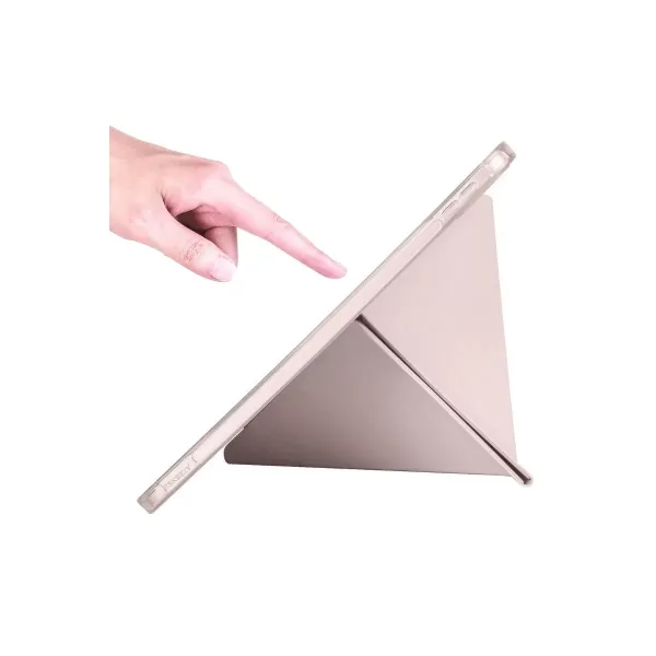Apple İpad 2022 10.9 (10.nesil) Kılıf Kalemlikli Mars Tablet Kılıfı - Rose Gold