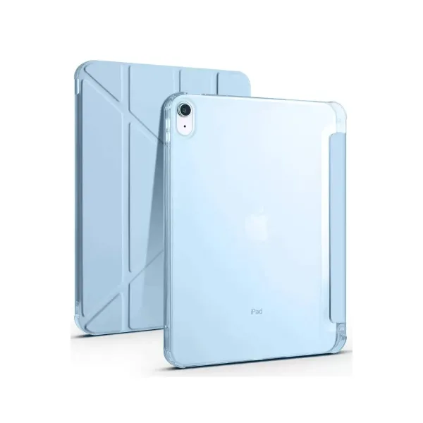 Apple İpad 2022 10.9 (10.nesil) Kılıf Kalemlikli Mars Tablet Kılıfı - Mavi