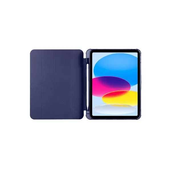 Apple İpad 2022 10.9 (10.nesil) Kılıf Kalemlikli Mars Tablet Kılıfı - Lacivert