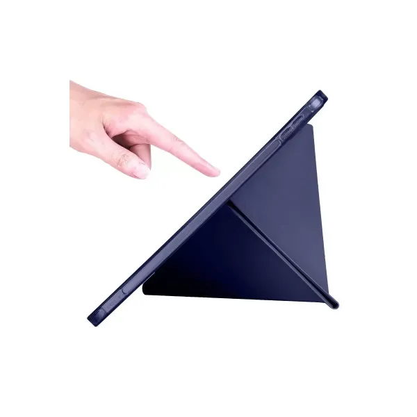 Apple İpad 2022 10.9 (10.nesil) Kılıf Kalemlikli Mars Tablet Kılıfı - Lacivert