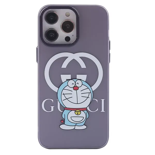 Apple İphone 13 Pro Kılıf Prada Desenli Kapak - Prada Mor - 3