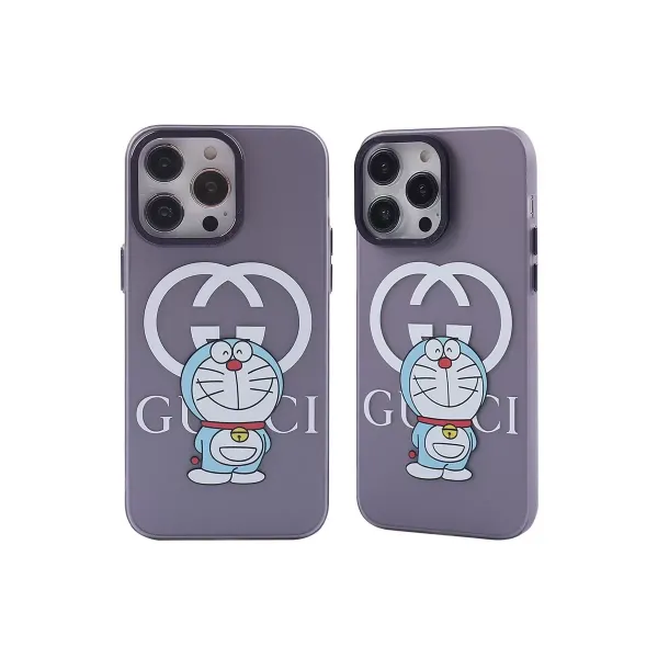 Apple İphone 14 Pro Kılıf Prada Desenli Kapak - Prada Mor - 3