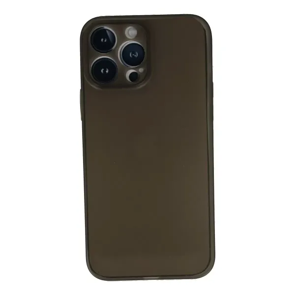 Apple İphone 13 Pro Max Kılıf Pp Ultra İnce Kapak - Gri