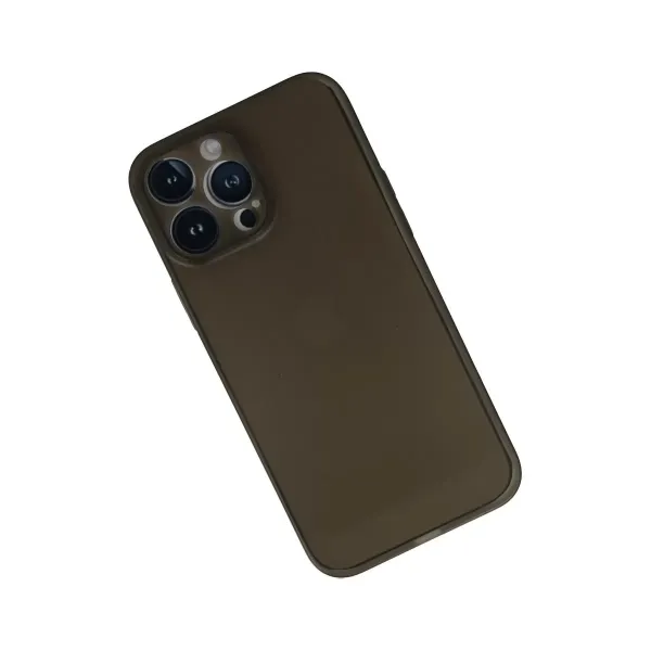 Apple İphone 13 Pro Max Kılıf Pp Ultra İnce Kapak - Gri
