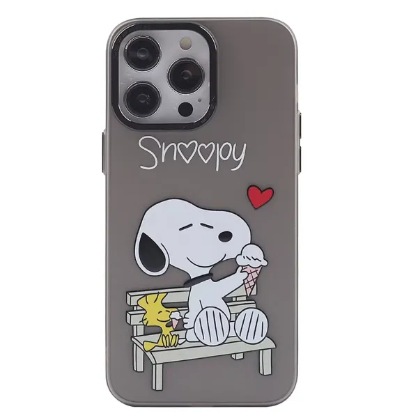Apple İphone 14 Pro Max Kılıf Prada Desenli Kapak - Prada Siyah - 2