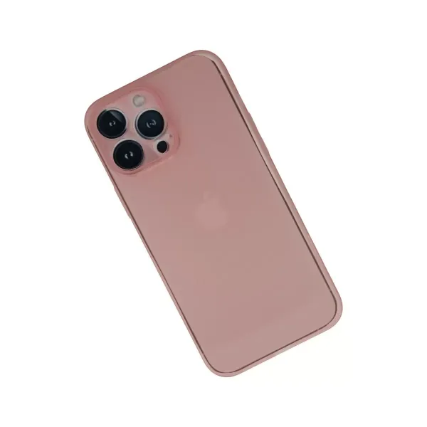 Apple İphone 13 Pro Max Kılıf Pp Ultra İnce Kapak - Pembe