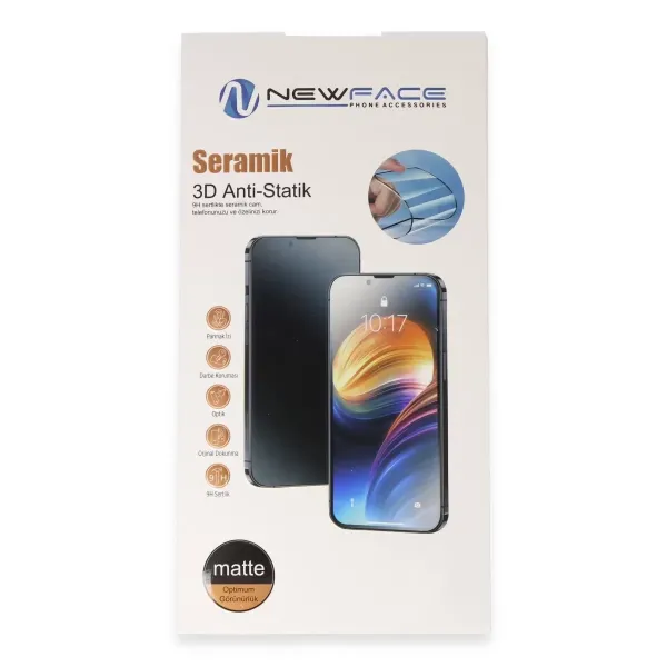 Apple İphone 11 Pro 3d Antistatik Mat Seramik Nano Ekran Koruyucu