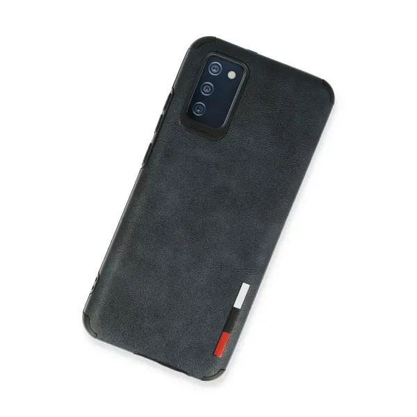 Samsung Galaxy A03s Kılıf Loop Deri Silikon - Lacivert