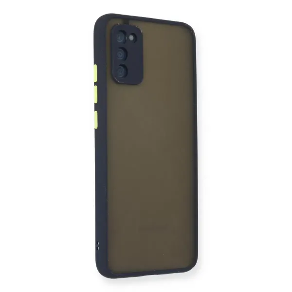 Samsung Galaxy A03s Kılıf Montreal Silikon Kapak - Lacivert