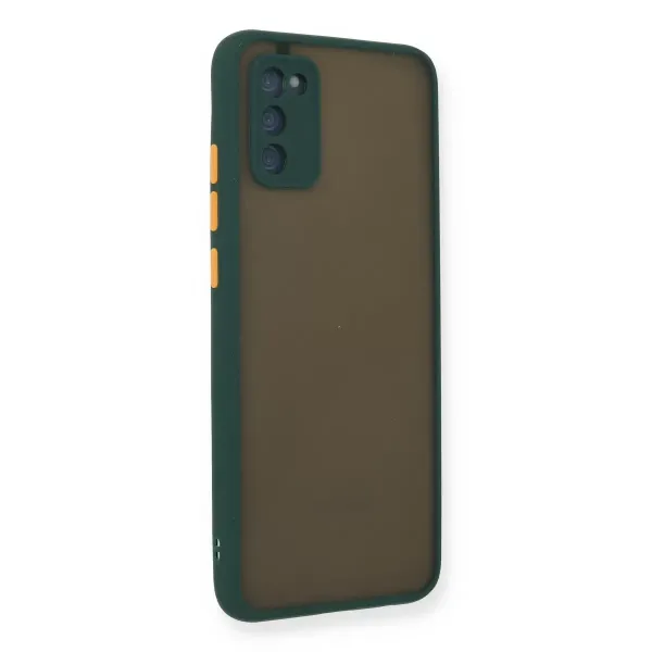 Samsung Galaxy A03s Kılıf Montreal Silikon Kapak - Yeşil