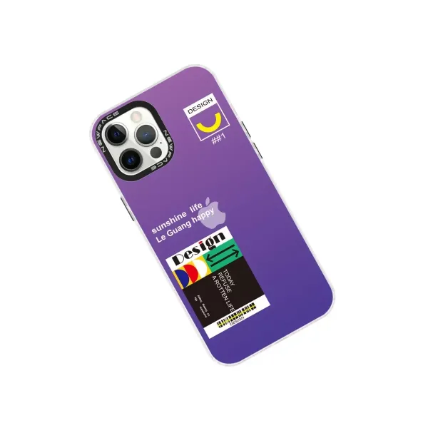 Apple İphone 12 Pro Max Kılıf Estoril Desenli Kapak - Estoril - 4