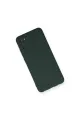Samsung Galaxy A03s Kılıf Nano İçi Kadife Silikon - Koyu Yeşil