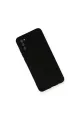 Samsung Galaxy A03s Kılıf Nano İçi Kadife Silikon - Siyah