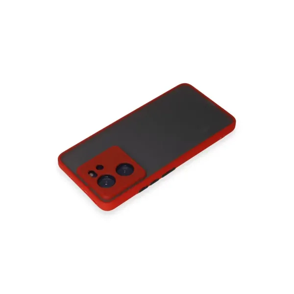 Xiaomi Mi 13t Pro Kılıf Montreal Silikon Kapak - Kırmızı