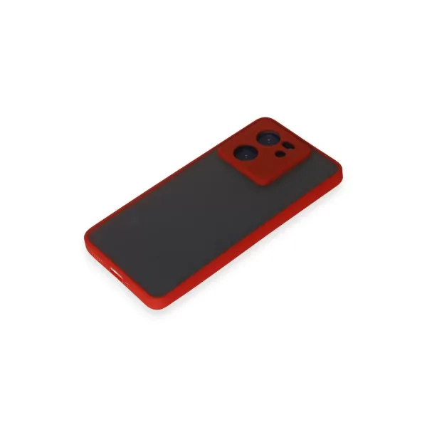 Xiaomi Mi 13t Pro Kılıf Montreal Silikon Kapak - Kırmızı