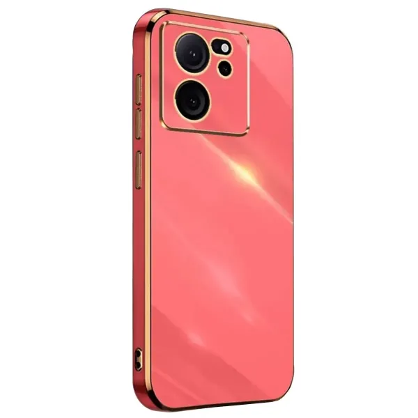 Xiaomi Mi 13t Pro Kılıf Volet Silikon - Kırmızı