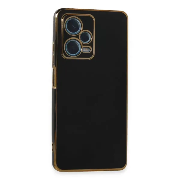 Xiaomi Redmi Note 12 Pro Plus Kılıf Volet Silikon - Siyah