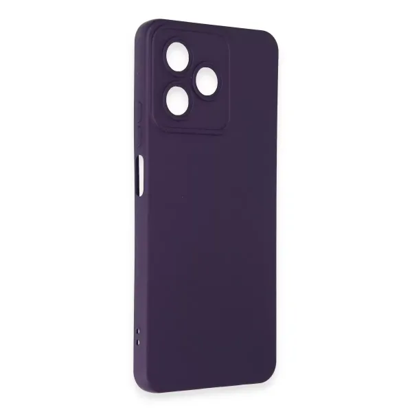 Realme C53 Kılıf Nano İçi Kadife Silikon - Mor