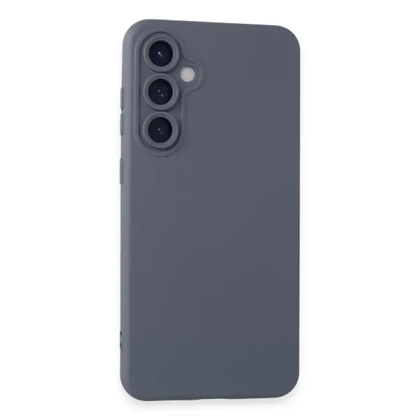 Samsung Galaxy S23 Fe Kılıf Nano İçi Kadife Silikon - Gri