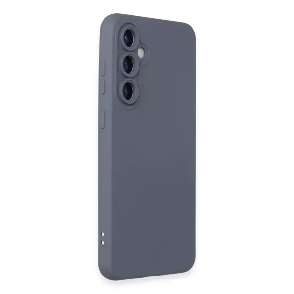 Samsung Galaxy S23 Fe Kılıf Nano İçi Kadife Silikon - Gri