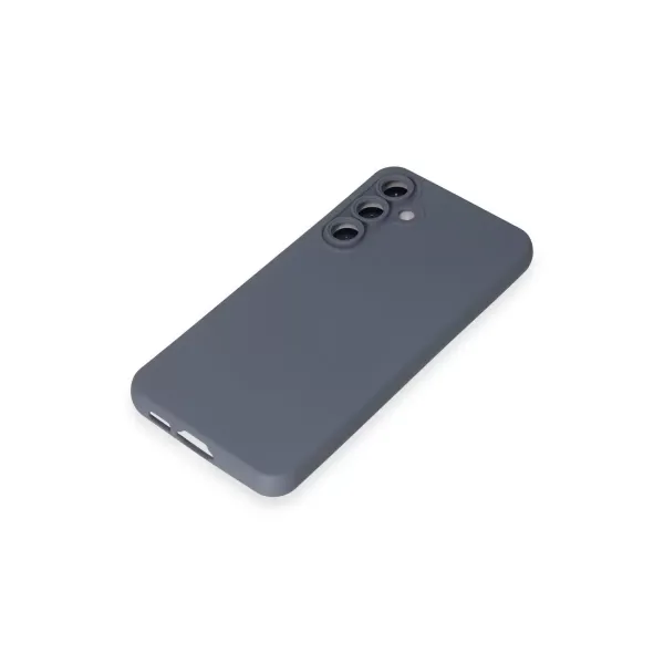 Samsung Galaxy S23 Fe Kılıf Nano İçi Kadife Silikon - Gri