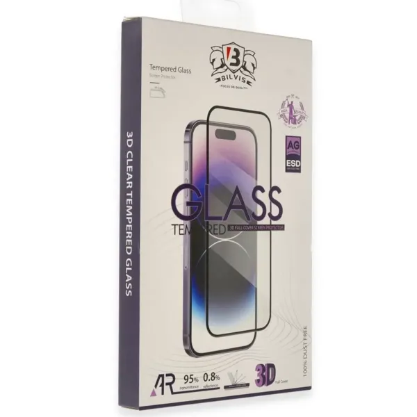 Apple İphone 16 Bilvis 3d Mat Cam Ekran Koruyucu