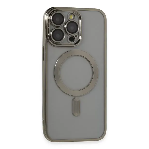 Apple İphone 14 Pro Max Kılıf Kross Magneticsafe Kapak - Titan Gri