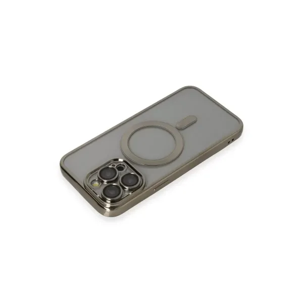 Apple İphone 14 Pro Max Kılıf Kross Magneticsafe Kapak - Titan Gri