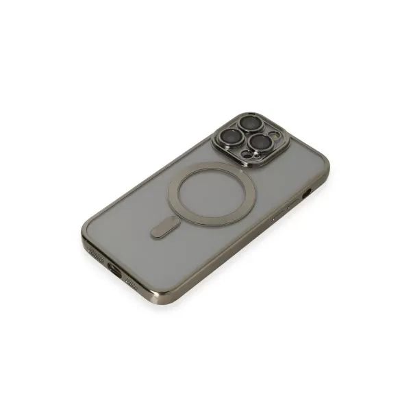 Apple İphone 14 Pro Max Kılıf Kross Magneticsafe Kapak - Titan Gri
