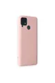 Realme C15 Kılıf Nano İçi Kadife Silikon - Pudra