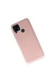 Realme C15 Kılıf Nano İçi Kadife Silikon - Pudra