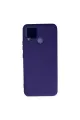 Realme C15 Kılıf Nano İçi Kadife Silikon - Mor