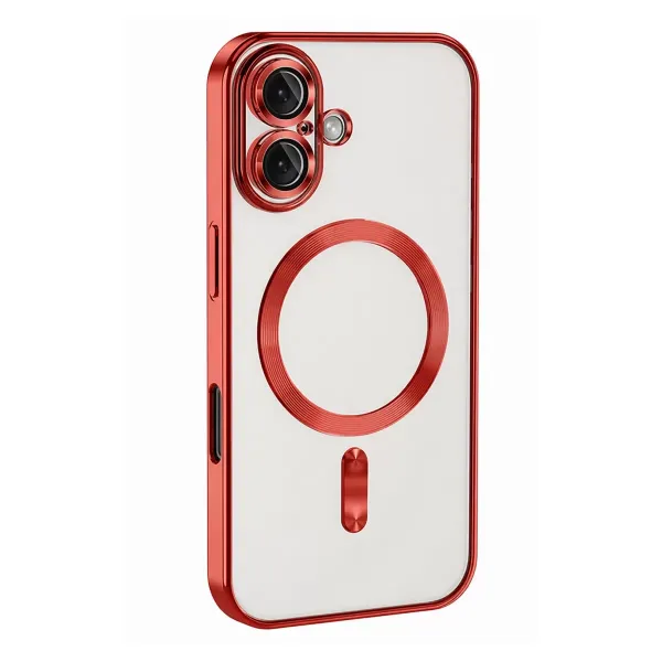 Apple İphone 16 Kılıf Kross Magneticsafe Kapak - Kırmızı