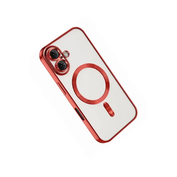 Apple İphone 16 Kılıf Kross Magneticsafe Kapak - Kırmızı