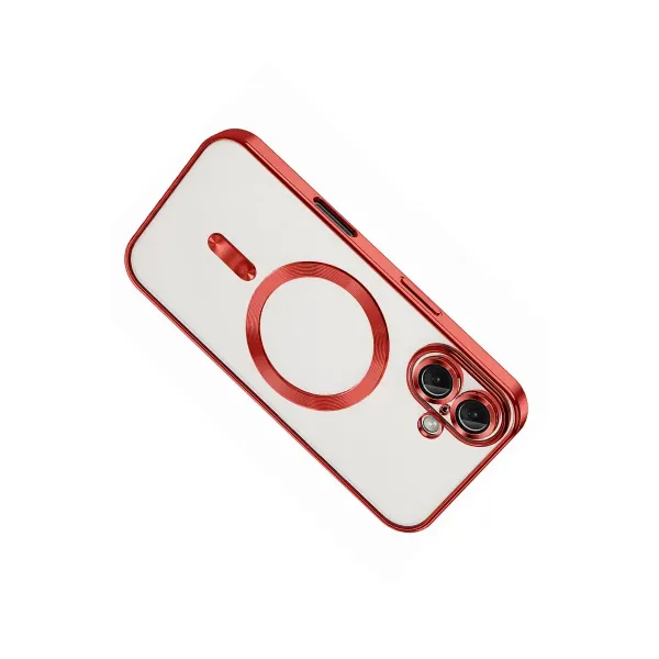 Apple İphone 16 Kılıf Kross Magneticsafe Kapak - Kırmızı