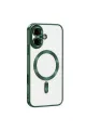 Apple İphone 16 Kılıf Kross Magneticsafe Kapak - Koyu Yeşil