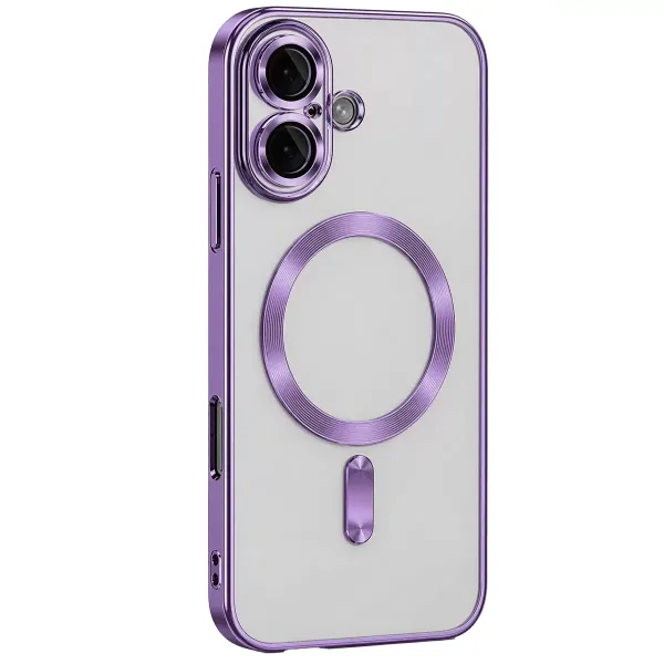 Apple İphone 16 Kılıf Kross Magneticsafe Kapak - Mor
