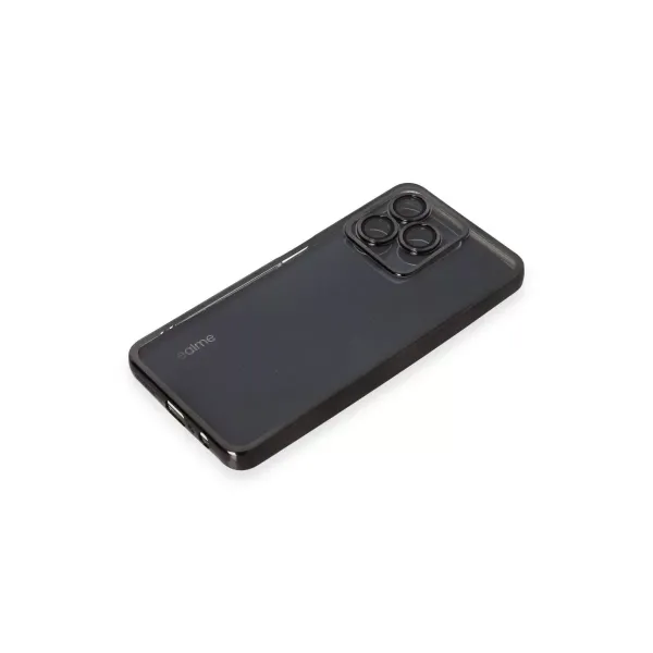 Realme C53 Kılıf Razer Lensli Silikon - Siyah